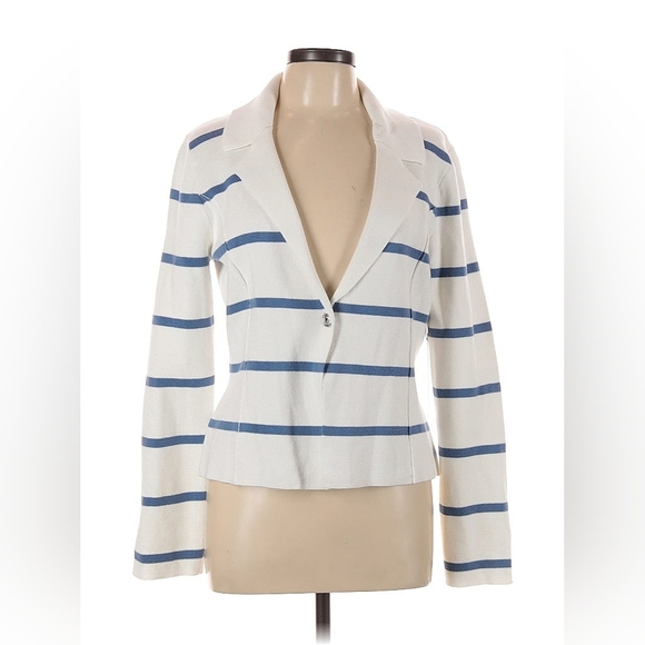 Rachel Zoe Nautical Striped Blazer - Large NWT - Picture 2 of 5